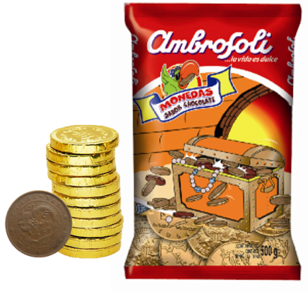 Monedas” Chocolate Snack – Calbaq